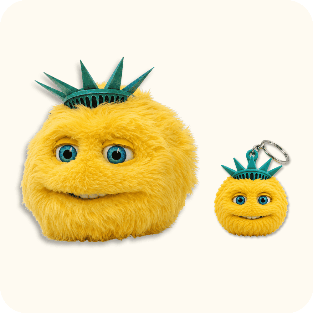 Liberty Biberty Plush And Keychain Liberty Biberty Plush And Keychain